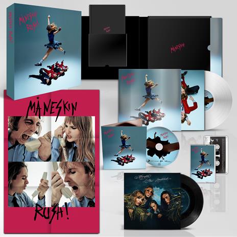 RUSH!_Special Boxset (Photobook + 7" Vinyl + Lp + Cd + Cassette + Poster) - Vinile LP + CD Audio + Musicassetta di Måneskin - 2