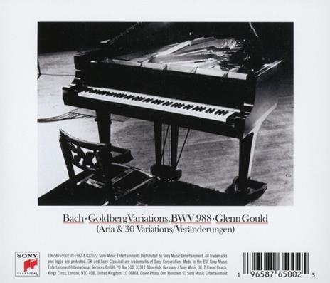 Goldberg Variations BWV988 (1981 Digital Recordings) - CD Audio di Johann Sebastian Bach,Glenn Gould - 2