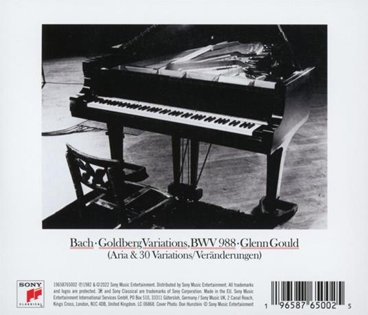 Goldberg Variations BWV988 (1981 Digital Recordings) - CD Audio di Johann Sebastian Bach,Glenn Gould - 2