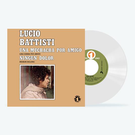 Una muchacha por amigo - Ningun dolor (Col. White 7 Vinyl - Ed. Limitata  Numerata) - Lucio Battisti - Vinile