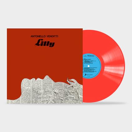 Lilly (180 gr. Red Coloured - Limited & Numbered Edition) - Vinile LP di Antonello Venditti