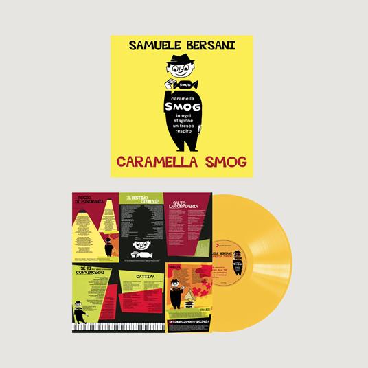 Caramella Smog (Yellow Coloured Vinyl) - Vinile LP di Samuele Bersani