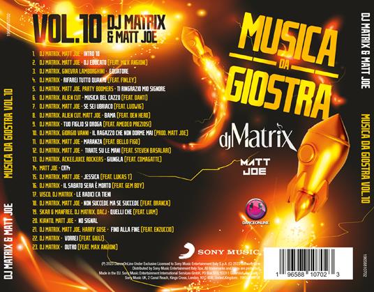 Musica da giostra vol.10 - CD Audio di DJ Matrix,Matt Joe - 2