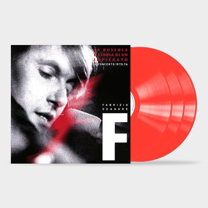 La bussola e Storia di un impiegato - Il Concerto 1975-1976 (180 gr. Red Coloured Vinyl) - Vinile LP di Fabrizio De André