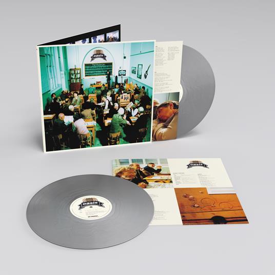 The Masterplan (25th Anniversary Remastered Silver Vinyl Edition) - Vinile LP di Oasis - 2