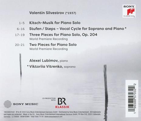 Forgotten Word I Wished To Say - CD Audio di Alexei Lubimov,Valentin Silvestrov,Viktoriia Vitrenko - 2
