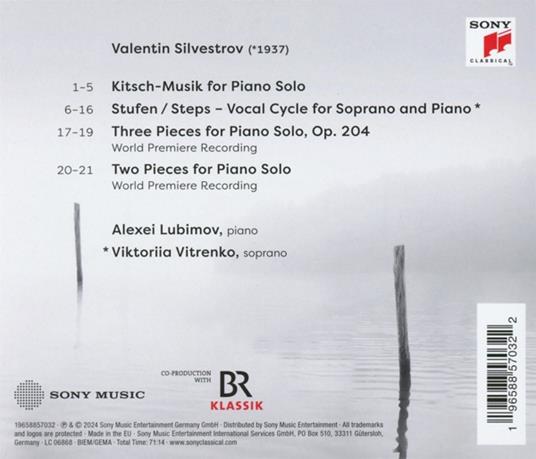 Forgotten Word I Wished To Say - CD Audio di Alexei Lubimov,Valentin Silvestrov,Viktoriia Vitrenko - 2