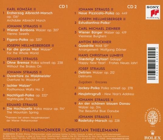 New Year's Concert 2024 - CD Audio di Christian Thielemann,Wiener Philharmoniker - 2