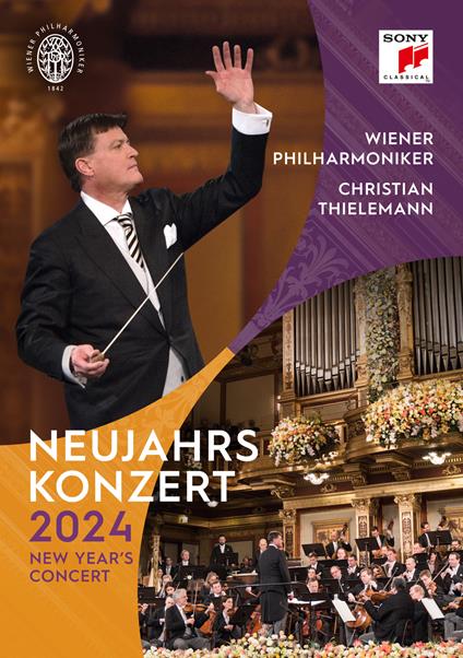 Neujahrskonzert 2024 (New Year's Concert) (DVD) - DVD di Christian Thielemann,Wiener Philharmoniker