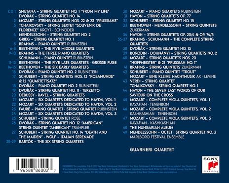 Guarneri String Quartet. The Complete RCA Album Collection - CD Audio di Guarneri Quartet - 3