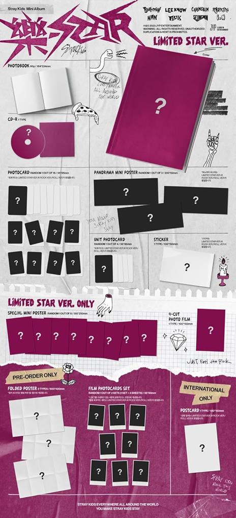 Rock-Star (Ltd Star Version) - CD Audio di Stray Kids - 2
