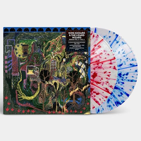 Demos Vol.5 and Vol.6 (Red & Blue Splatter Edition) - Vinile LP di King Gizzard & the Lizard Wizard