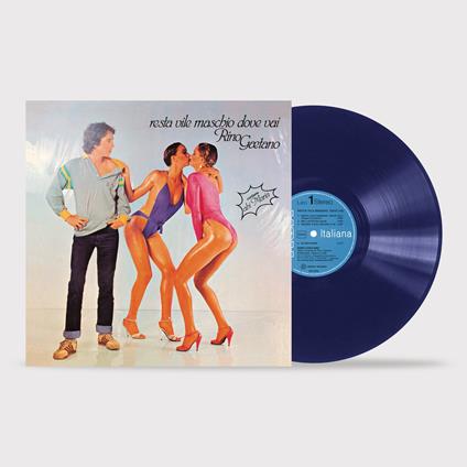Resta vile maschio, dove vai (Vinile Blu 180 gr. 192kHz - 45° anniversario) - Vinile LP di Rino Gaetano