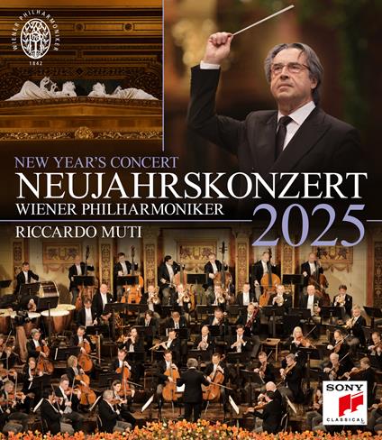 Neujahrskonzert 2025 (New Year's Concert - Blu-ray Edition) - Blu-ray di Riccardo Muti,Wiener Philharmoniker