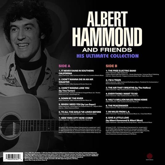 His Ultimate Collection - Vinile LP di Albert Hammond - 2