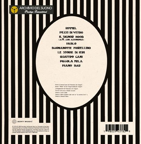 Rimmel (CD + 7" Picture Vinyl) - CD Audio di Francesco De Gregori - 4