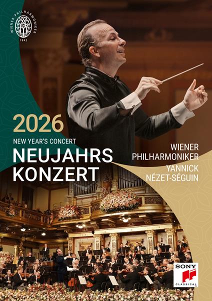 Neujahrskonzert 2026 (New Year's Concert) (DVD) - DVD di Wiener Philharmoniker,Yannick Nezet-Seguin
