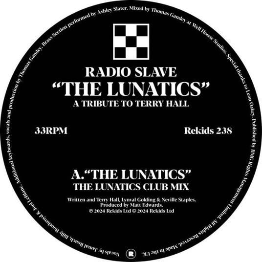The Lunatics (12'') - Vinile LP di Radio Slave