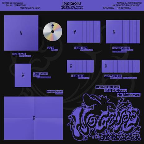 4th Ep (No Genre) (No Matter Version) - CD Audio di Boynextdoor - 2
