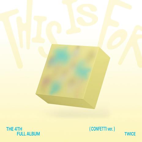This Is For (Confetti) - CD Audio di Twice