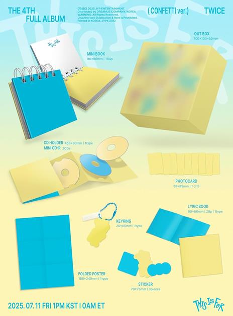 This Is For (Confetti) - CD Audio di Twice - 2