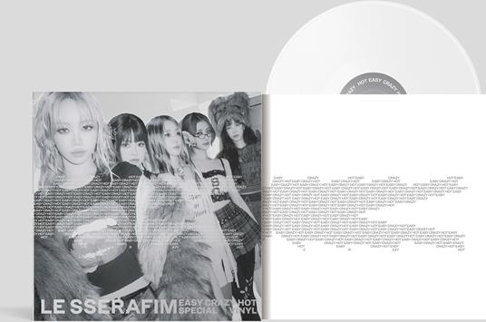 Easy-Crazy-Hot (Silver White Vinyl) - Vinile LP di Le Sserafim