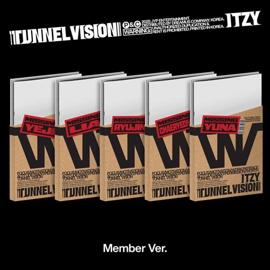 Tunnel Vison (Member) - CD Audio di Itzy