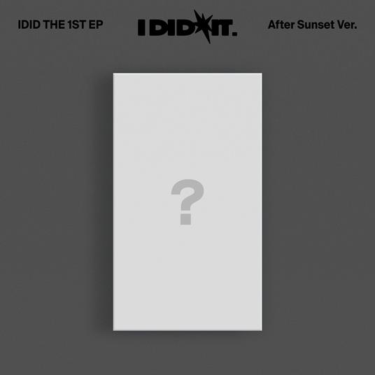 The 1st Ep (I Did it) - CD Audio di Idid