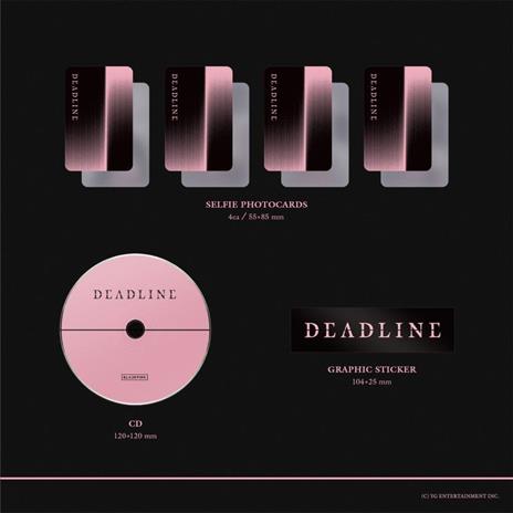 3rd MINI ALBUM [DEADLINE] BLACK Ver. - CD Audio di Blackpink - 4