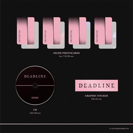 3rd MINI ALBUM [DEADLINE] PINK Ver. - CD Audio di Blackpink - 4