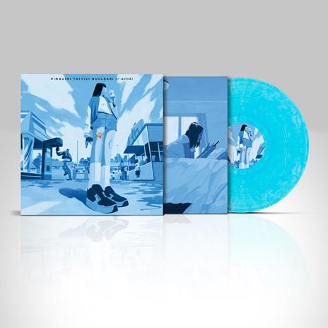Ahia! (LP Marble Curacao Transparente + Blue Opaque) - Vinile LP di Pinguini Tattici Nucleari