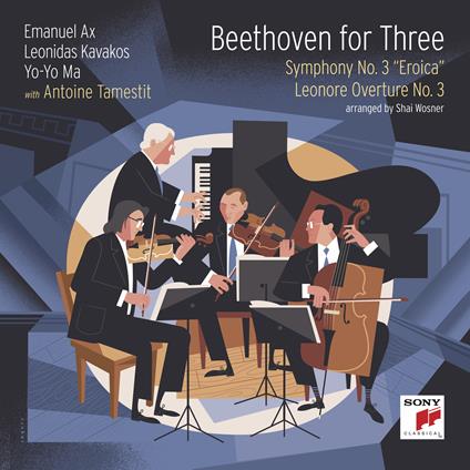 Beethoven for Three. Symphony No.3 - CD Audio di Ludwig van Beethoven,Yo-Yo Ma,Emanuel Ax,Leonidas Kavakos