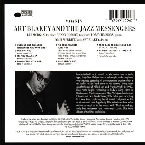 Moanin' - Vinile LP di Art Blakey - 2