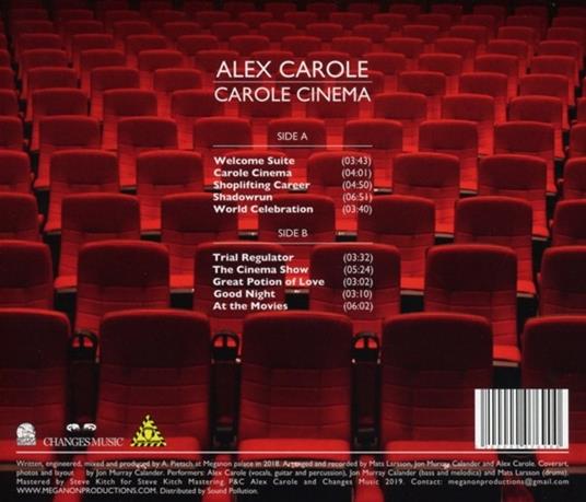 Carole Cinema - CD Audio di Alex Carole - 2