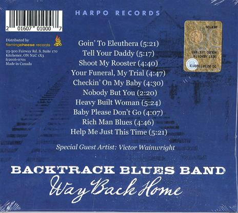 Way Back Home - CD Audio di Backtrack Blues Band - 2