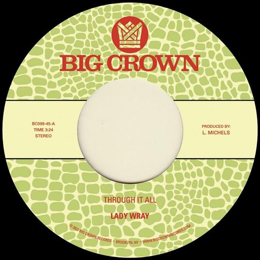 Through It All B-W Under The Sun - Vinile LP di Lady Wray