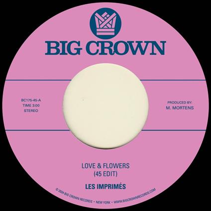 Love & Flowers - Vinile LP di Les Imprimés