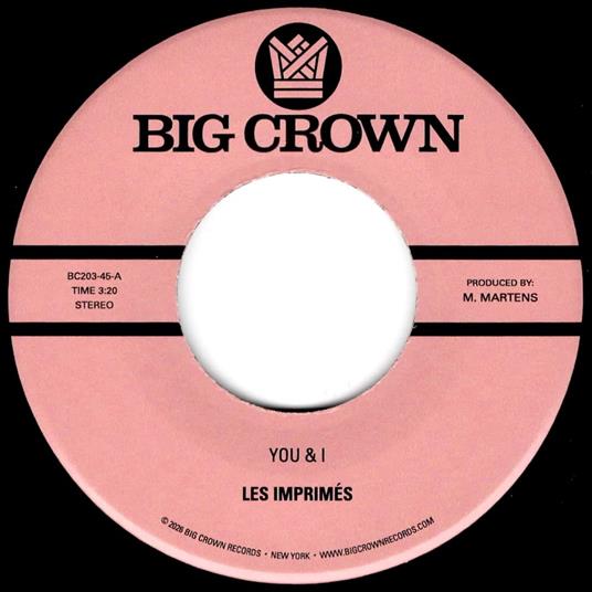 You & I - Vinile LP di Les Imprimes