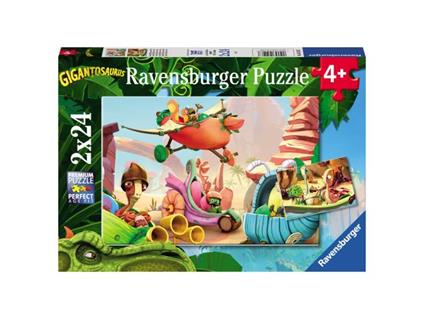 Puzzle Gigantosaurous 2X24Pzs Ravensburger