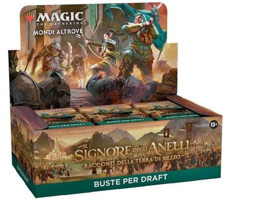 Magic the Gathering Il Signore Degli Anelli Draft Boosters Box (36) Ita Trading Carte Gioco Hasbro