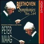 Sinfonie n.2, n.4 - CD Audio di Ludwig van Beethoven,Peter Maag,Orchestra di Padova e del Veneto