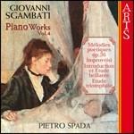 Opere per pianoforte vol.4 - CD Audio di Giovanni Sgambati,Pietro Spada