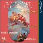 Quintetti con pianoforte - CD Audio di Ludwig van Beethoven,Wolfgang Amadeus Mozart