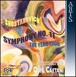 Sinfonia n.11 - SuperAudio CD ibrido di Dmitri Shostakovich,Orchestra Sinfonica di Milano Giuseppe Verdi,Oleg Caetani