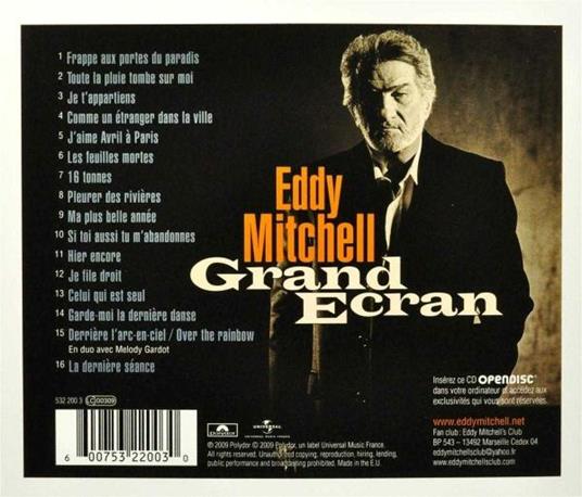 Grand Ecran - CD Audio di Eddy Mitchell - 2