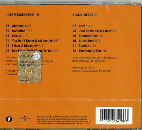 Jazz Messengers!!!!! - A Jazz Messenger - CD Audio di Art Blakey - 2