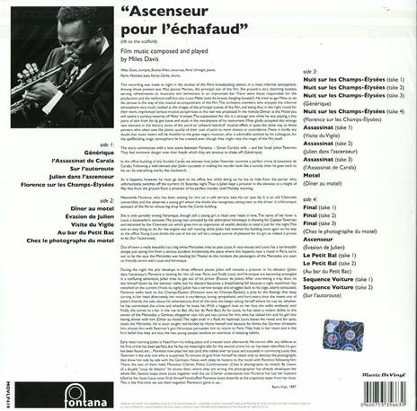 Ascenseur pour l'echafaud - Vinile LP di Miles Davis - 2