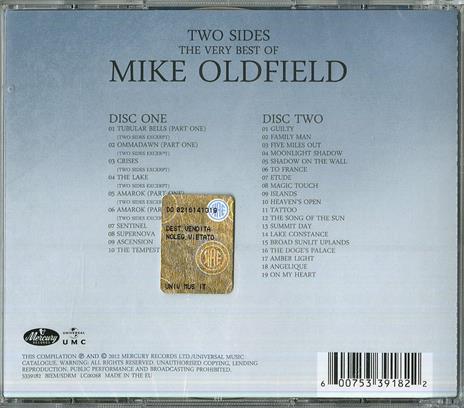 Two Sides. The Very Best of - CD Audio di Mike Oldfield - 2