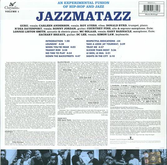 Jazzmatazz - Vinile LP di Guru - 2