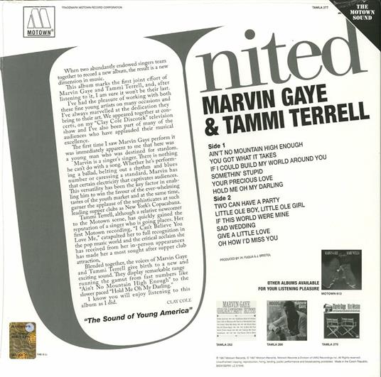 United - Vinile LP di Marvin Gaye,Tammi Terrell - 2